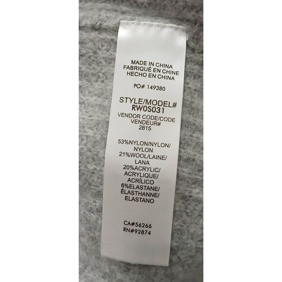 Splendid womens xl soft wool elastane cowl neck slouchy sweater lavender gray - Picture 6 of 8